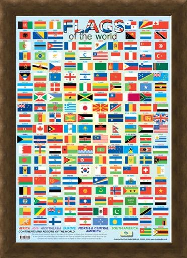 Framed Framed Fun with Flags - Flags of the World